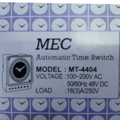 MEC-타임스위치 (Autoatic Time Switch) MT-4404