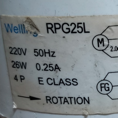 웰링모타-Welling Motor RPG25L