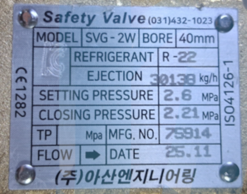 안전변 - SVG-2W