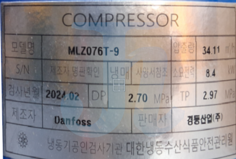 덴포스스크롤 MLZ 076T-9 10HP